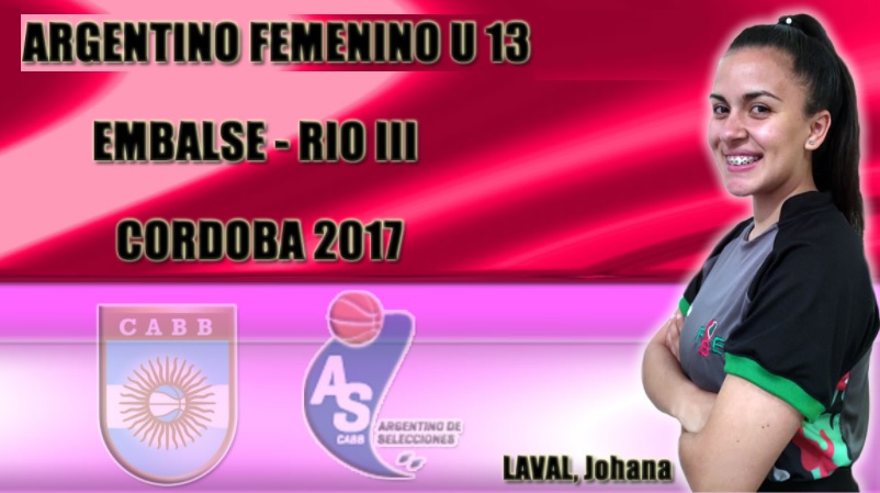 Joanna Laval, representante arbitral en el Argentino Femenino U13